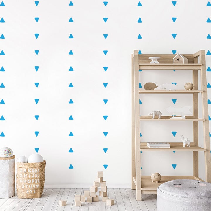 Irregular Triangle Wall Decals Decals Urbanwalls Blue 