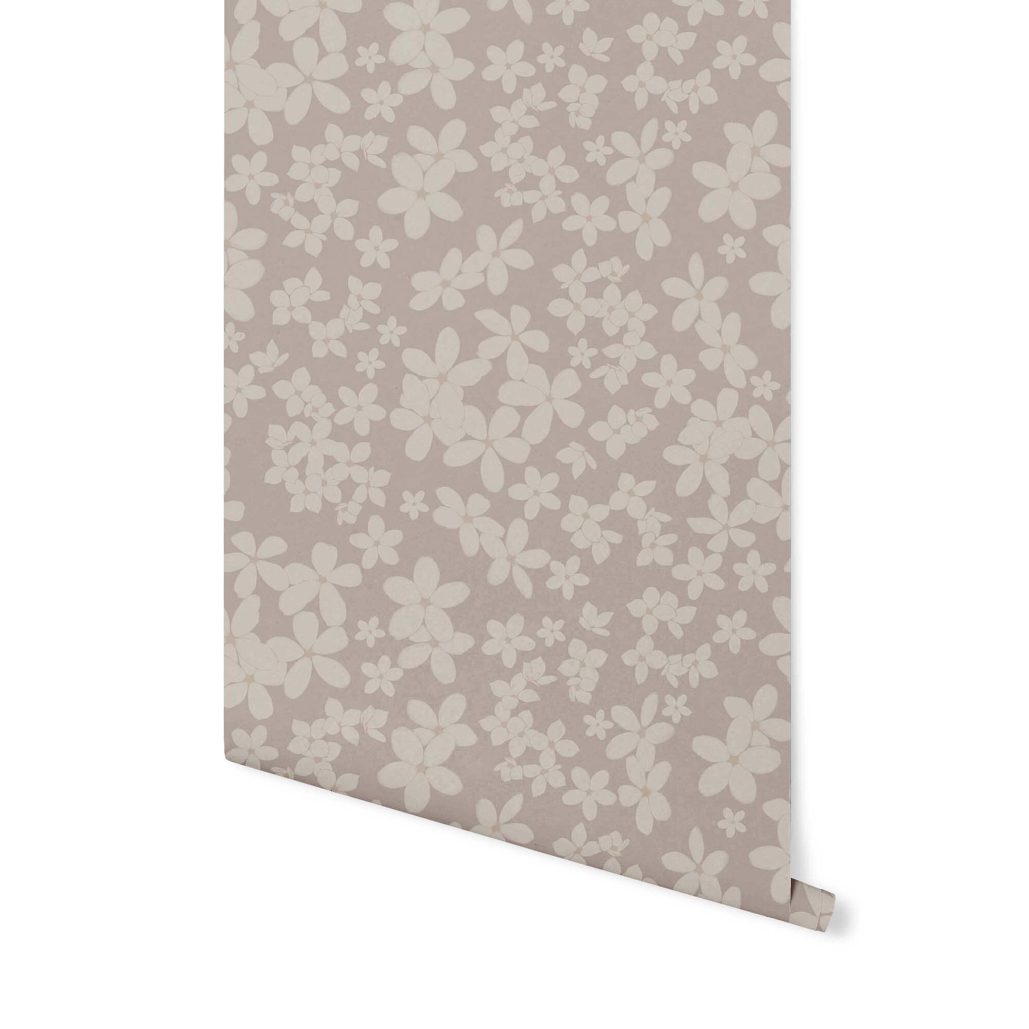 Jasmine Wallpaper Wallpaper Urbanwalls Standard Wall DOUBLE ROLL : 46" X 4 FEET Mauve