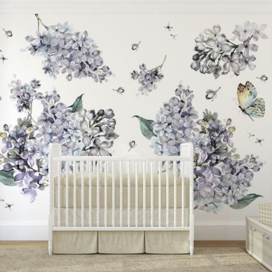 Lilac Blooms Wall Decals Decals Urbanwalls 