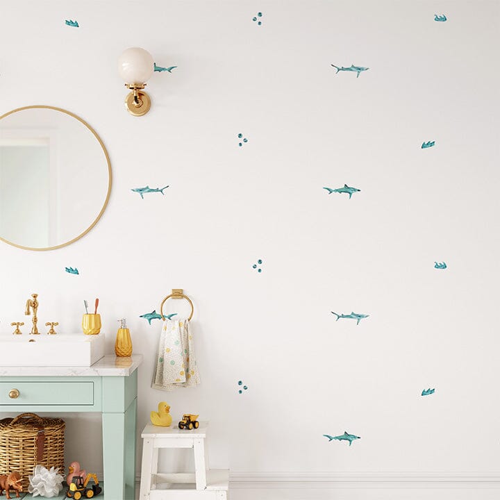 Little Sharks Wall Decals Decals Urbanwalls 