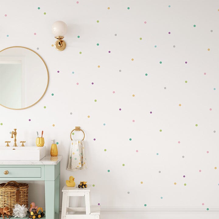 Mini Pastel Confetti Dots Wall Decals Decals Urbanwalls 