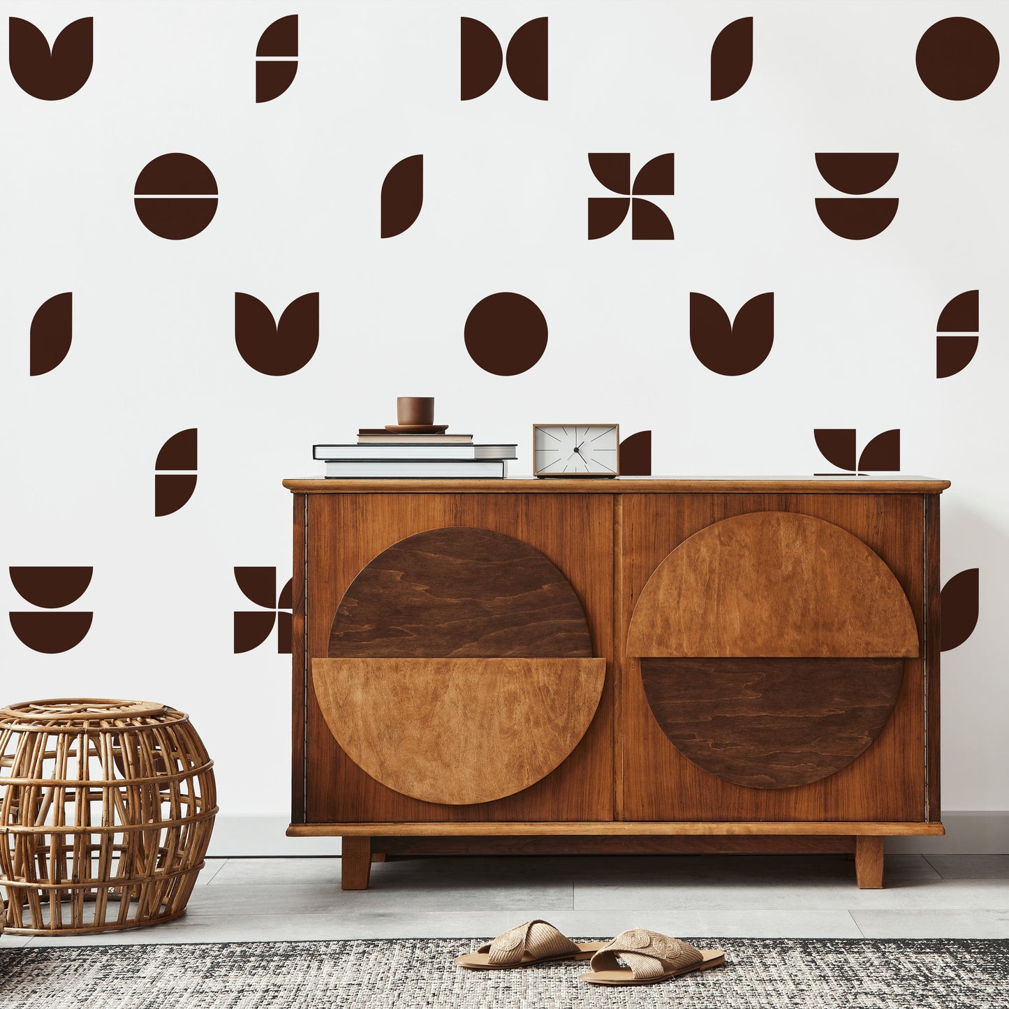 Pack A Punch Wall Decals Decals Sunny Circle Studio Brown Large 8in 