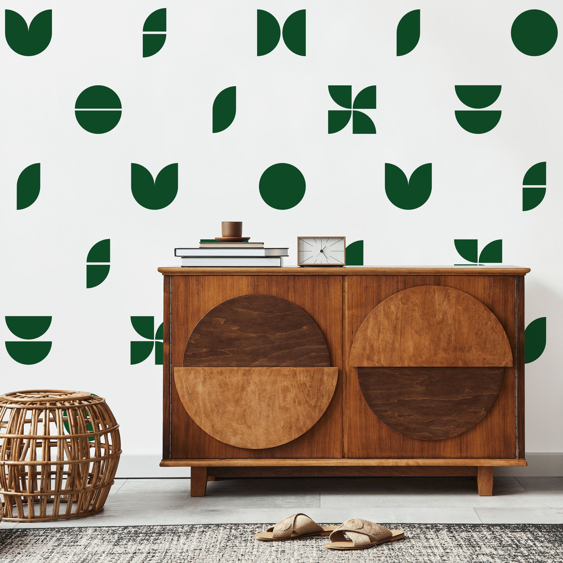 Pack A Punch Wall Decals Decals Sunny Circle Studio Dark Green Large 8in 