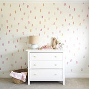 Paint Strokes Wall Decals Decals Urbanwalls Coral Pinks Yellows Full Order 