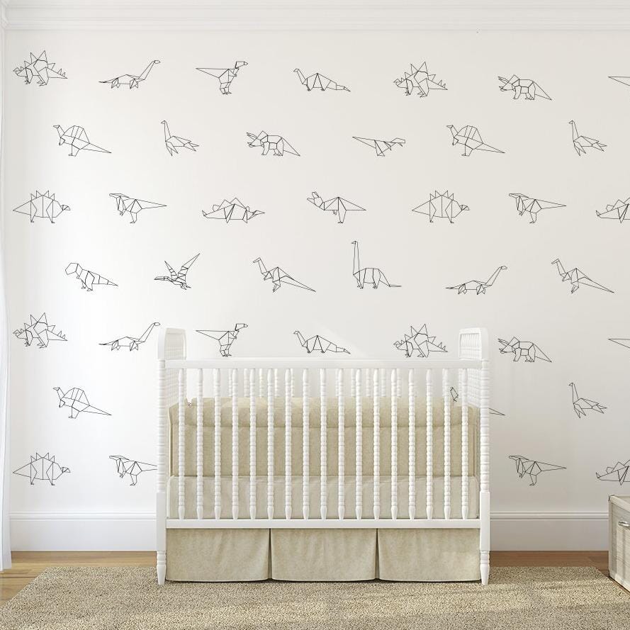 Paper Dinos Wall Decals Decals Urbanwalls 