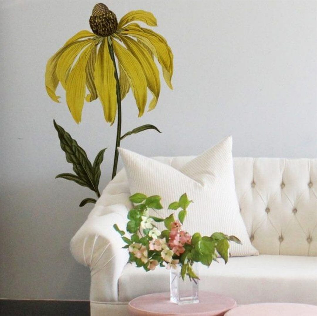 Pinnated Rudbeckia Wall Decal Decals Urbanwalls Standard Wall Full Order 