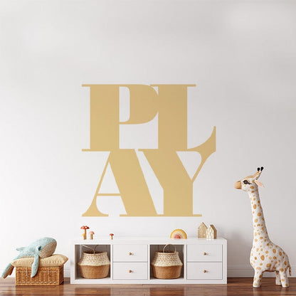PLAY Wall Decal Decals Urbanwalls Maize 
