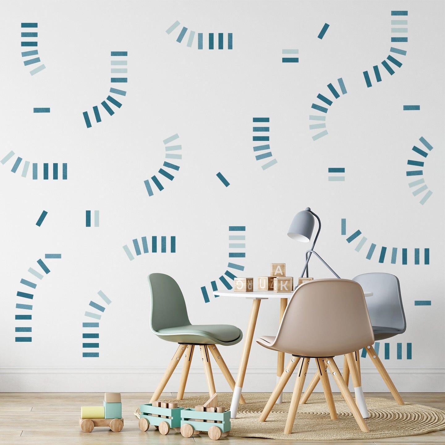 Rectangle Wall Decals Decals Urbanwalls Standard Wall Full Order Blue