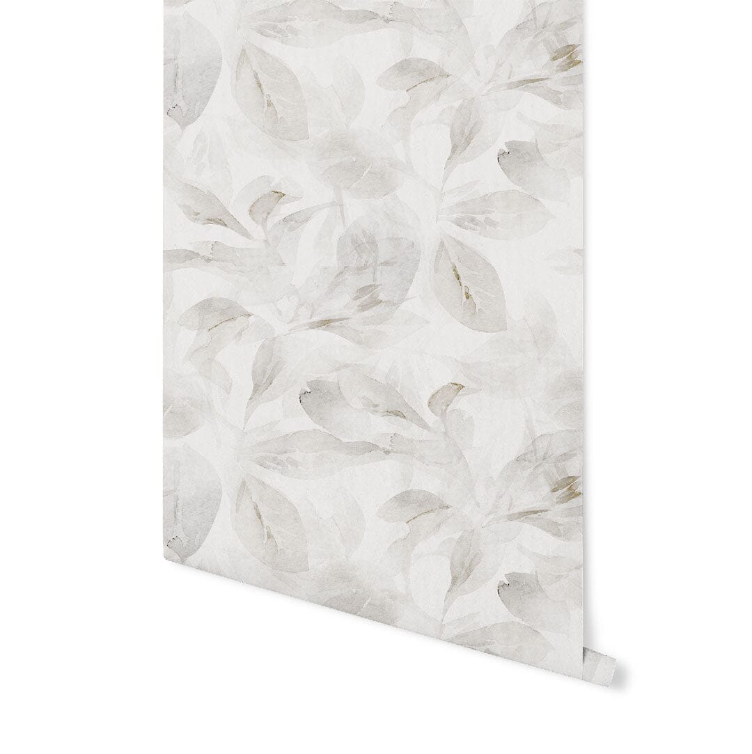 Silver Ficus Wallpaper Wallpaper Urbanwalls Standard Wall DOUBLE ROLL : 46" X 8 FEET 