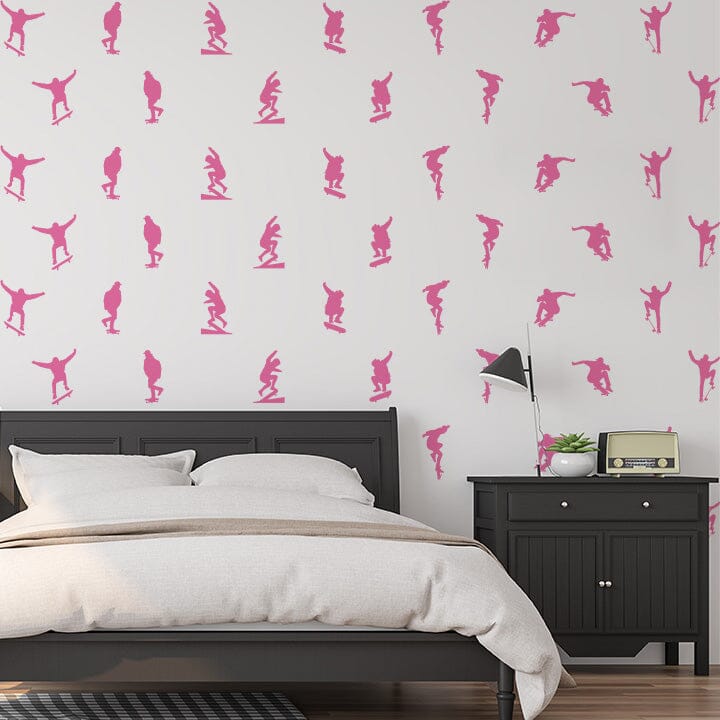 Skateboard Wall Decals Decals Urbanwalls Pink 