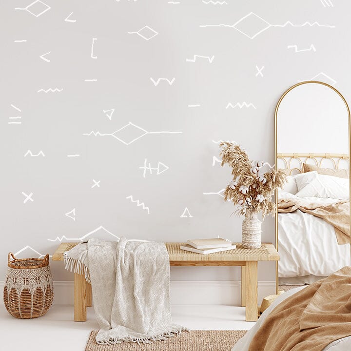 South West Lines Wall Decals Decals Urbanwalls Full Order White 