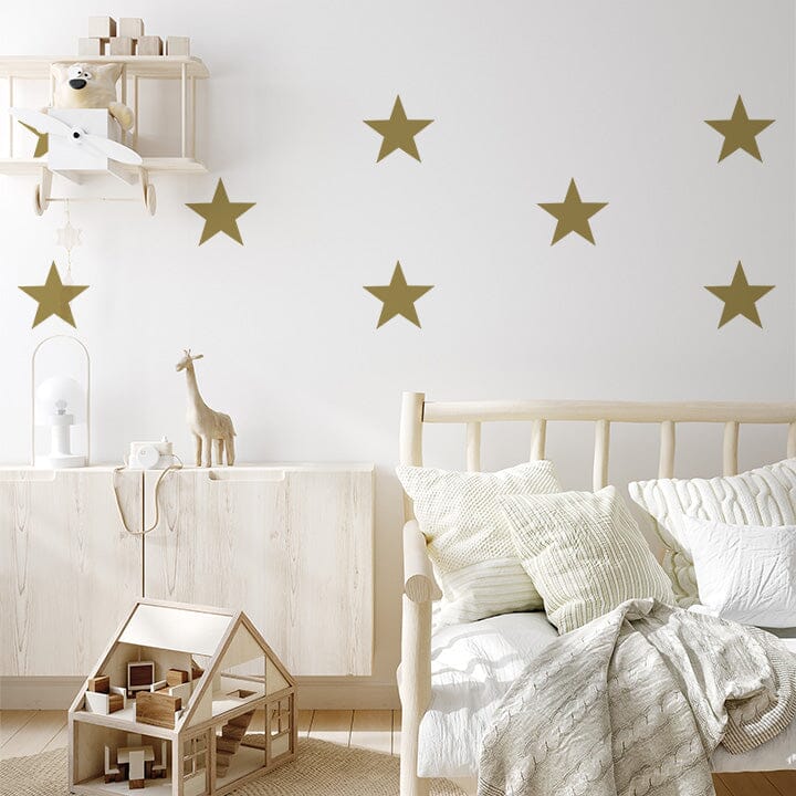 Star Wall Decals Decals Urbanwalls Gold (Metallic) 