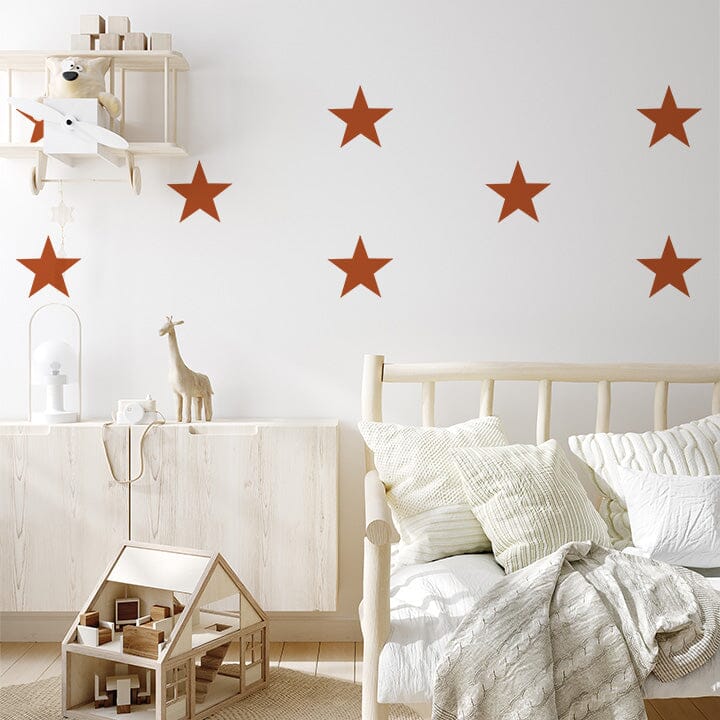 Star Wall Decals Decals Urbanwalls Nut Brown 