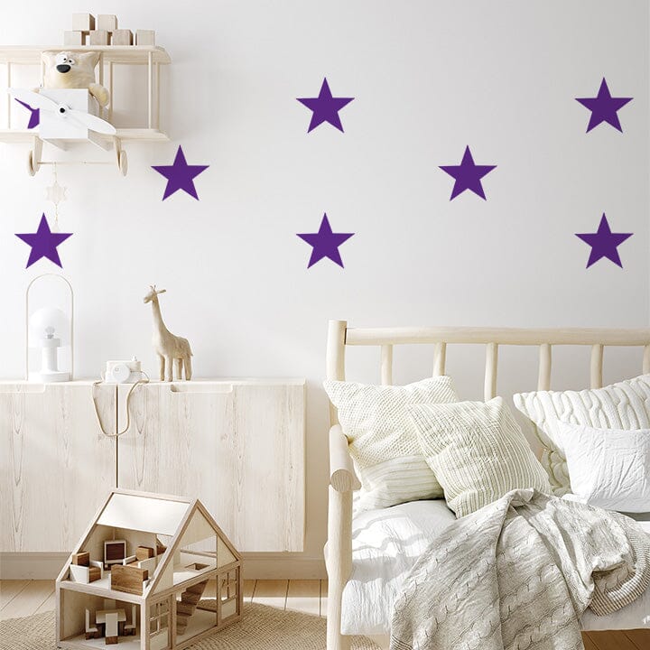 Star Wall Decals Decals Urbanwalls Purple 