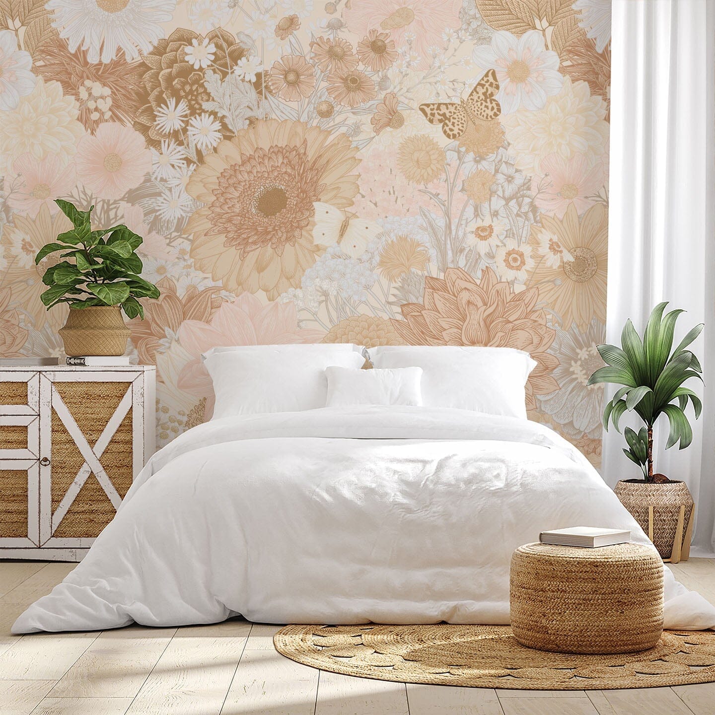 Summer Garden Wall Mural Murals Urbanwalls 