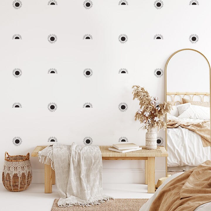 Sunscape Wall Decals Decals Urbanwalls Black 