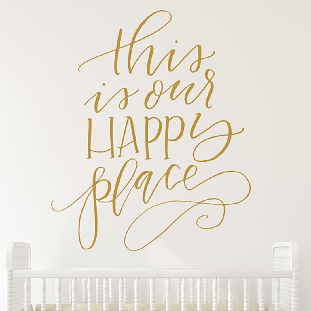 This is Our Happy Place Wall Decal Decals Urbanwalls 