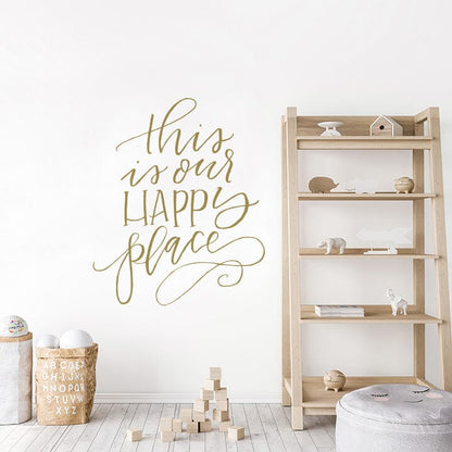 This is Our Happy Place Wall Decal Decals Urbanwalls 