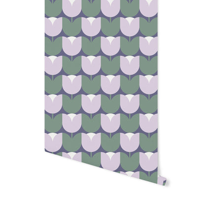 Tulip Kisses Wallpaper Wallpaper Sunny Circle Studio Standard Wall DOUBLE ROLL : 46" X 4 FEET Stately