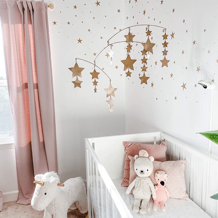 Twinkle Stars Wall Decals Decals Urbanwalls Gold (Metallic) 