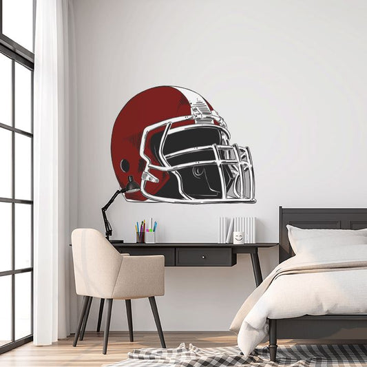 Vintage Football Helmet Wall Decal Decals Urbanwalls Standard Wall Full Order 