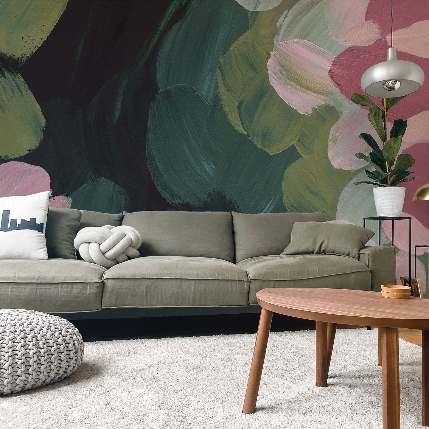 Water Lily Wall Mural Murals Urbanwalls 