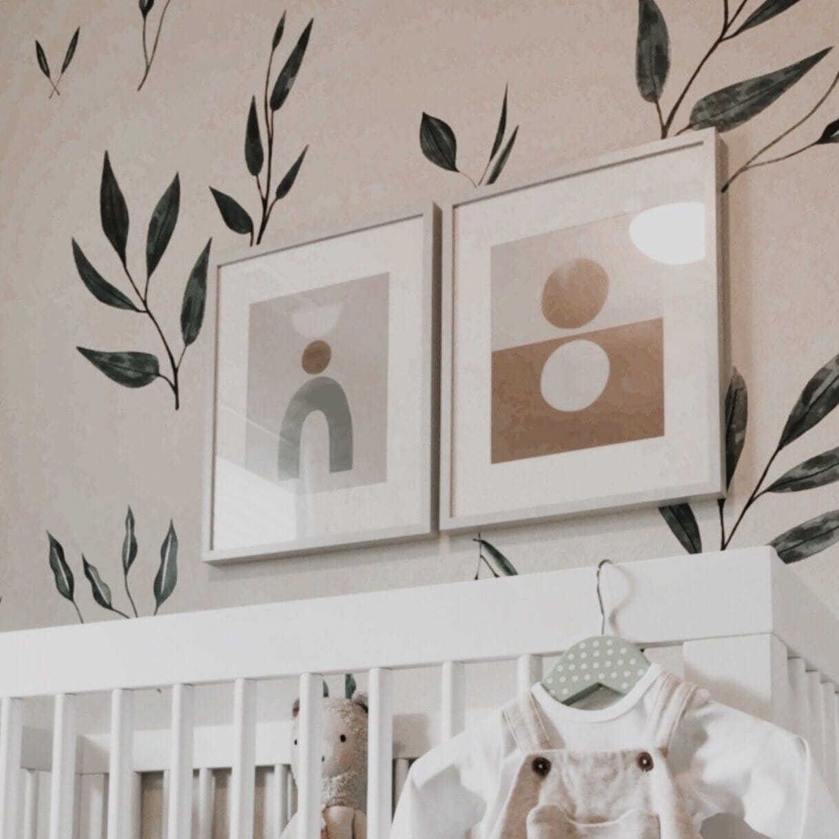 Watercolor Leaves Wall Decals Decals Urbanwalls 