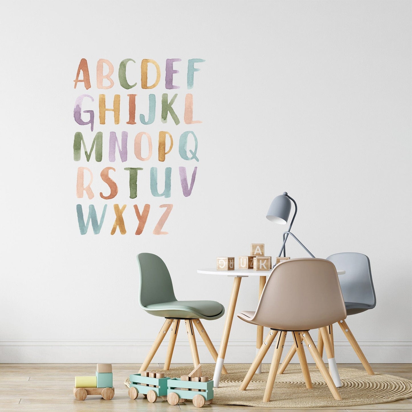 Watercolor Letters Wall Decals Decals Urbanwalls Standard Wall Full Order 