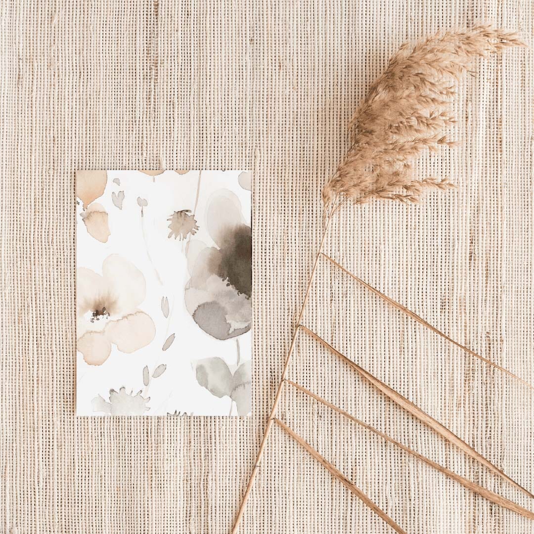 Watercolor Wildflowers Wallpaper Wallpaper Urbanwalls Standard Wall Sample 