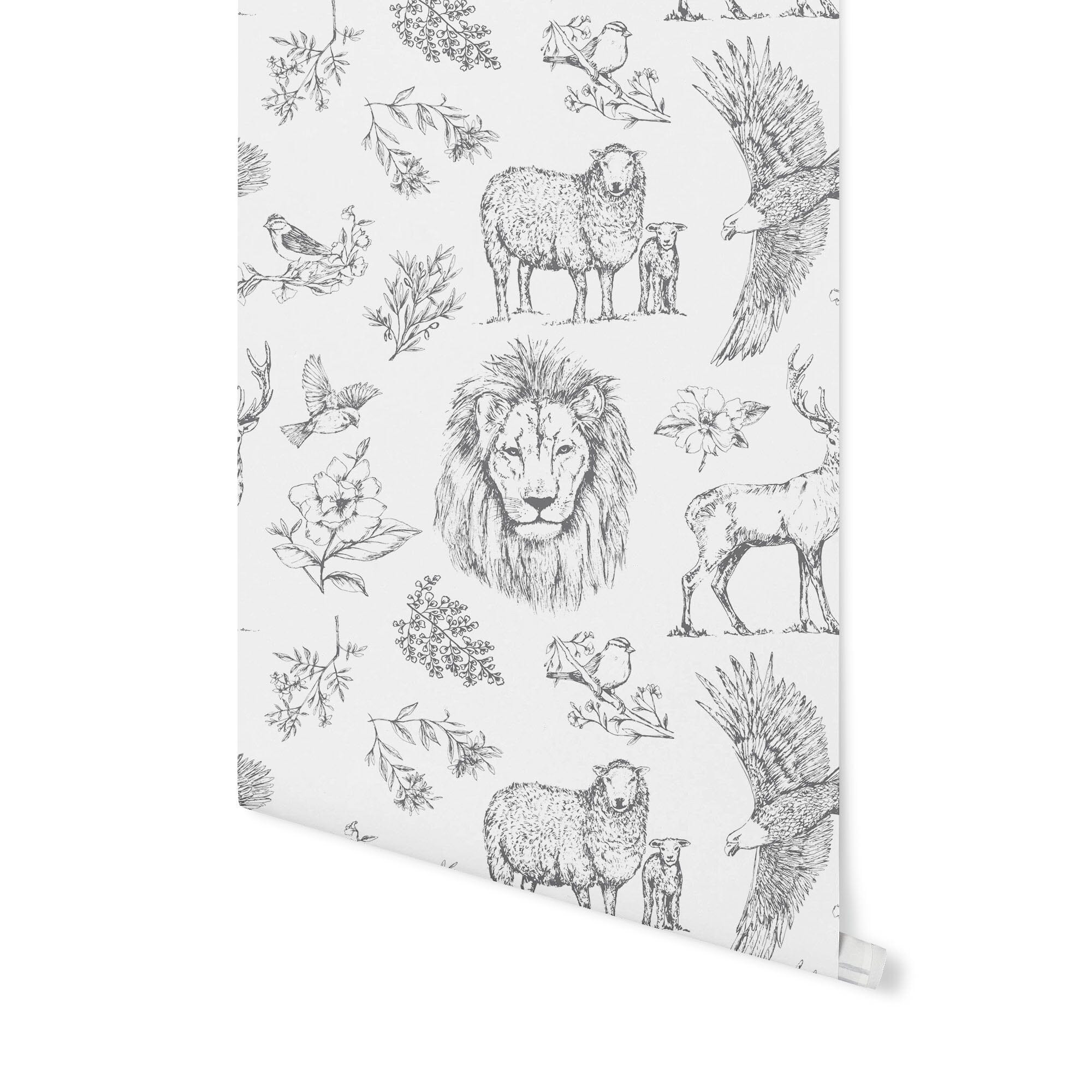 Wildheart Wallpaper Wallpaper Urbanwalls Standard Wall DOUBLE ROLL : 46" X 8 FEET 